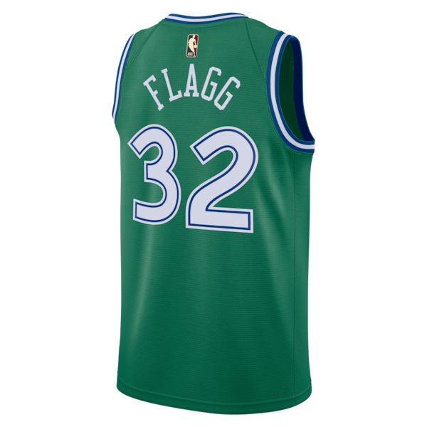 Dallas Mavericks Nike Classic Edition Jersey - Green - Cooper Flagg - Unisex