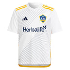 LA Galaxy adidas Youth 2024 Angeleno Kit Replica Jersey - White