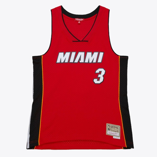 Dwyane Wade Miami Heat Women's 2005/06 Hardwood Classics Swingman Jersey - Red