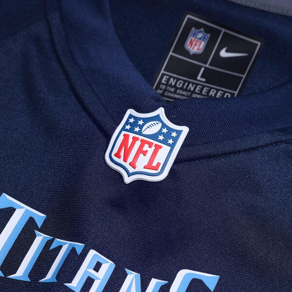 Kyron Johnson Tennessee Titans Nike Team Game Jersey -  Navy