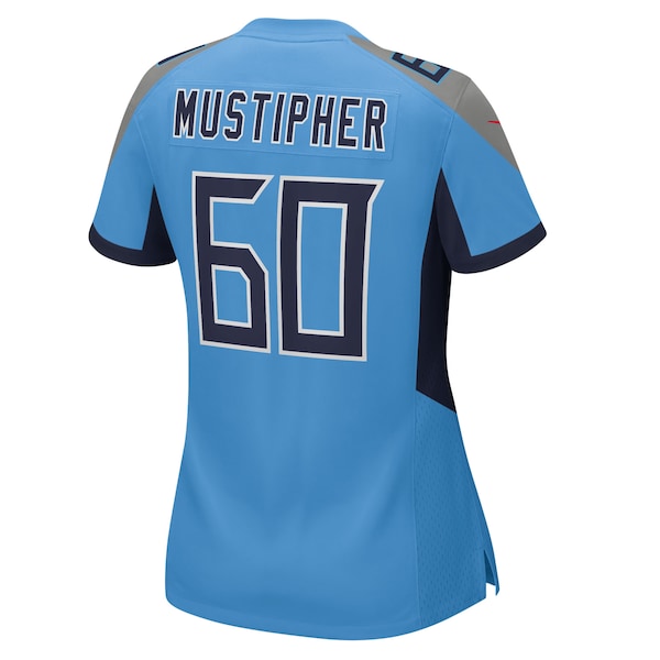 Sam Mustipher Tennessee Titans Nike Women's Team Game Jersey -  Light Blue