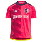 St. Louis City SC adidas Youth 2024 CITY Kit Replica Jersey - Red