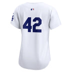 Los Angeles Dodgers Nike Women's 2024 Jackie Robinson Day Home Limited Jersey – White