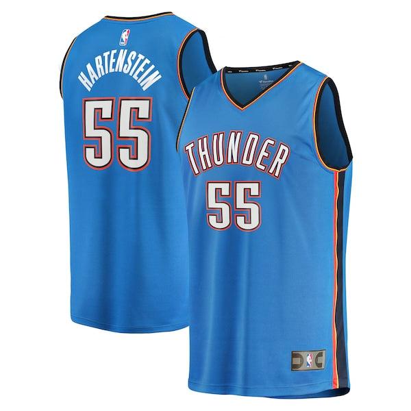 Isaiah Hartenstein Oklahoma City Thunder  Youth Fast Break Replica Player Jersey - Icon Edition - Blue