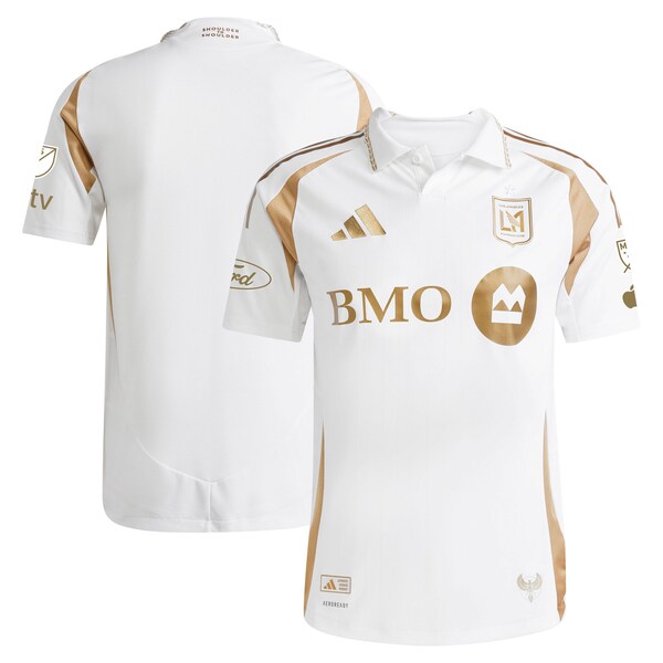 LAFC adidas 2025 Secondary Authentic Jersey - White