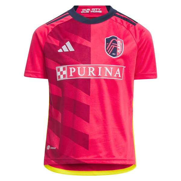 St. Louis City SC adidas Youth 2024 CITY Kit Replica Custom Jersey - Red