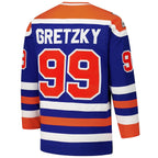 Wayne Gretzky Edmonton Oilers 1979-80 Power Play Jersey - Royal
