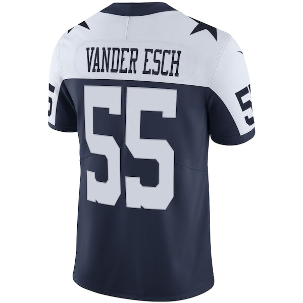 Leighton Vander Esch Dallas Cowboys Nike Alternate Vapor Limited Jersey - Navy/White