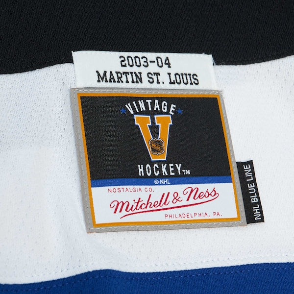 Martin St. Louis Tampa Bay Lightning 2004 Stanley Cup Champions Blue Line Player Jersey - Black