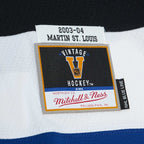 Martin St. Louis Tampa Bay Lightning 2004 Stanley Cup Champions Blue Line Player Jersey - Black
