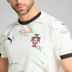 Cristiano Ronaldo Portugal National Team Puma 2025 Away Authentic Jersey - White
