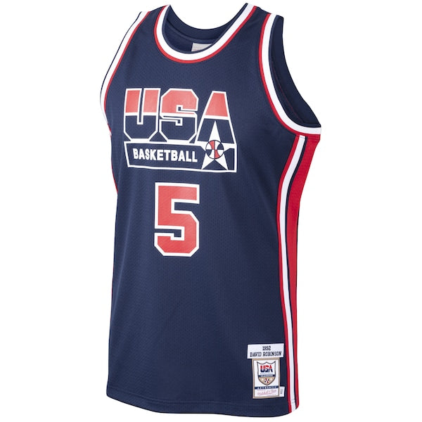 David Robinson USA Basketball 1992 Dream Team Authentic Jersey - Navy