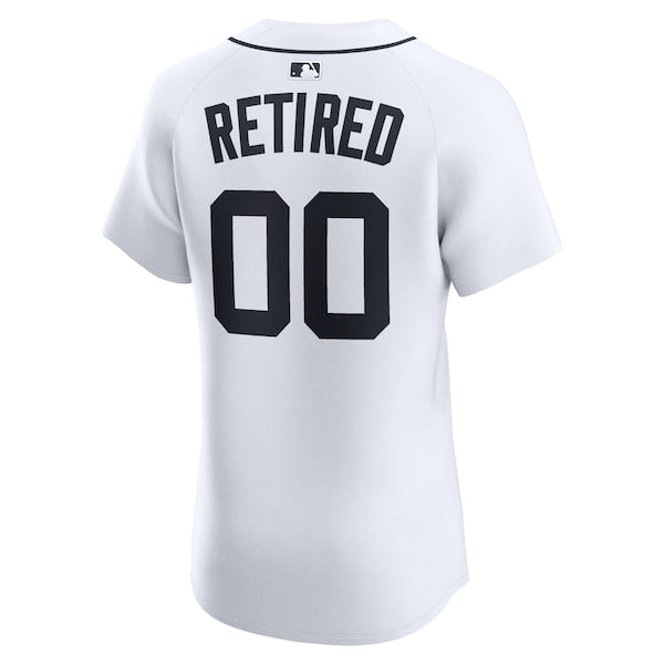 Detroit Tigers Nike  Home Elite Pick-A-Player Retired Roster Jersey - White