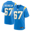 Savion Washington Los Angeles Chargers Nike Team Game Jersey -  Powder Blue