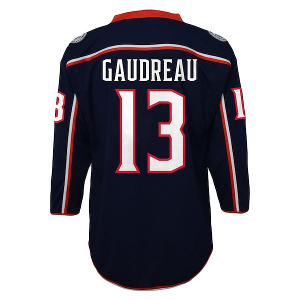 Johnny Gaudreau Columbus Blue Jackets Youth Replica Player Jersey - Navy