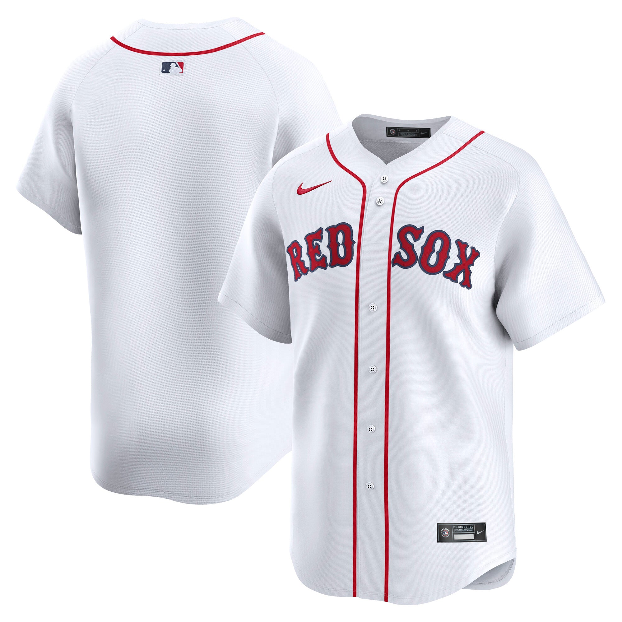 Boston Red Sox Nike Alternate Limited Jersey - Red/White