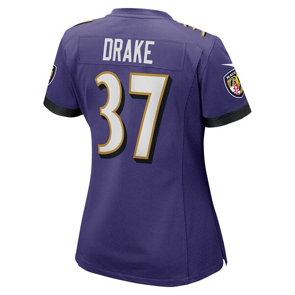Kenyan Drake Baltimore Ravens Nike Women's  Game Jersey -  Purple