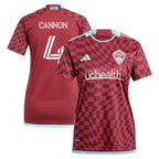 Reggie Cannon Colorado Rapids adidas Women's 2024 One Flag Kit Replica Player Jersey - Burgundy