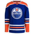 Edmonton Oilers adidas Home Primegreen Authentic Blank Jersey - Royal