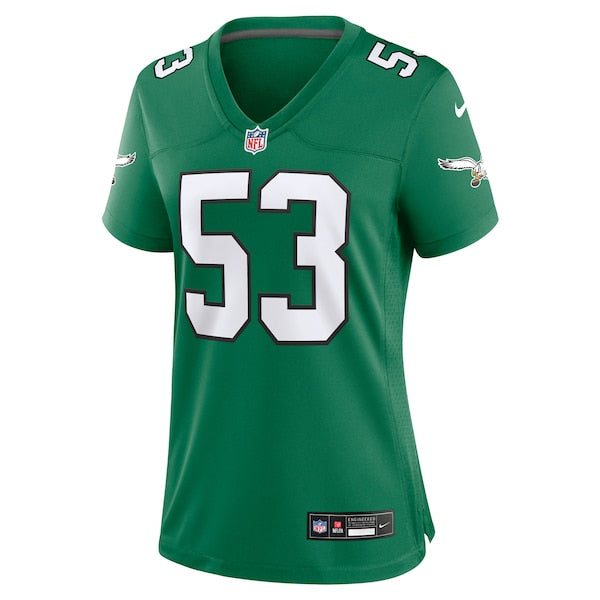 Zack Baun Philadelphia Eagles Nike Women's Alternate Game Jersey -  Kelly Green/Green