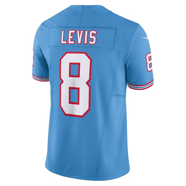 Will Levis Tennessee Titans Nike Alternate Oilers Throwback Vapor F.U.S.E. Limited Jersey - Light Blue/Navy