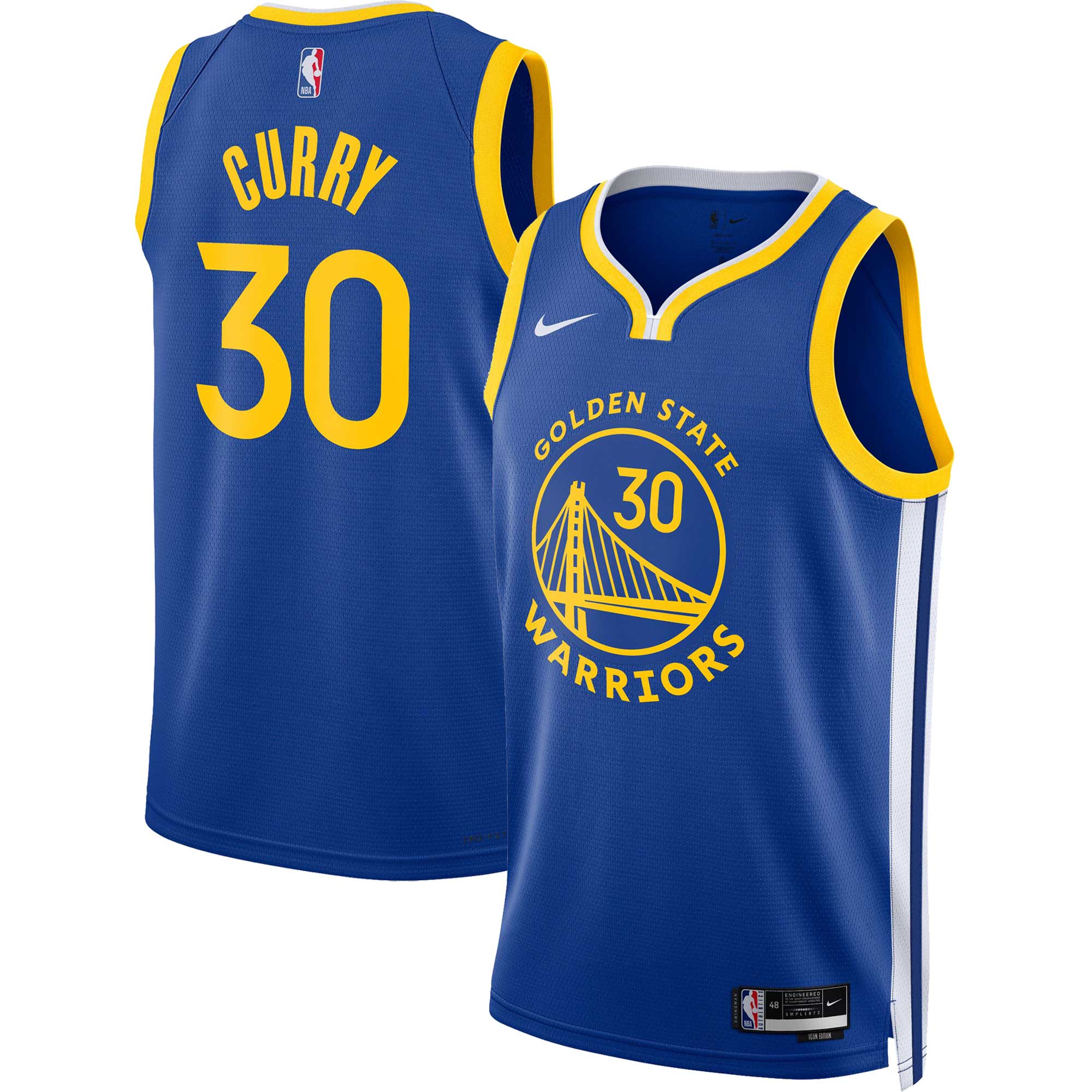 Stephen Curry Golden State Warriors Nike Unisex Swingman Jersey - Association Edition - White/Royal