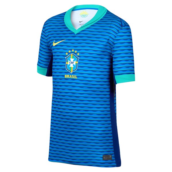 Brazil National Team Nike Youth 2024 Away Stadium Replica Jersey – Blue