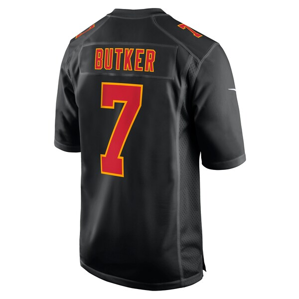 Harrison Butker Kansas City Chiefs Nike Super Bowl LIX Fashion Game Jersey - Carbon Black