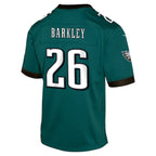 Saquon Barkley Philadelphia Eagles Nike Youth Team Player Game Jersey - Midnight Green