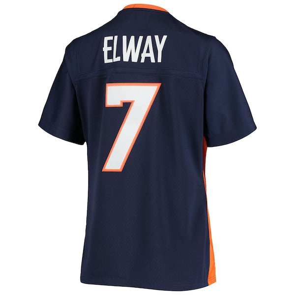 John Elway Denver Broncos Women's Legacy Replica Team Jersey - Navy