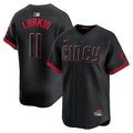 Barry Larkin Cincinnati Reds Nike City Connect Limited Jersey - Black