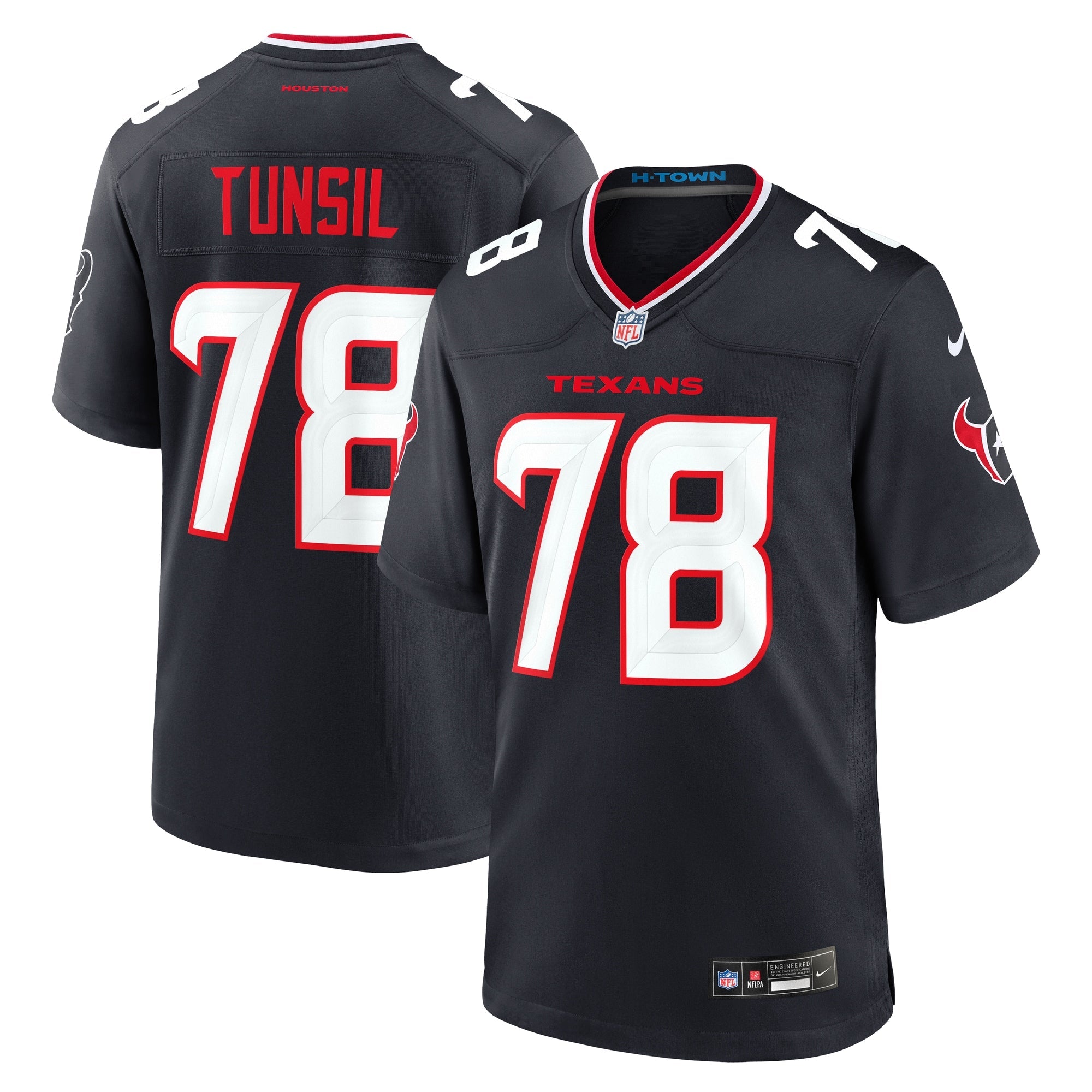 Laremy Tunsil Houston Texans Nike Game Jersey -  White/Navy/Red