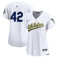 Oakland Athletics Nike Women's 2024 Jackie Robinson Day Home Limited Jersey – White