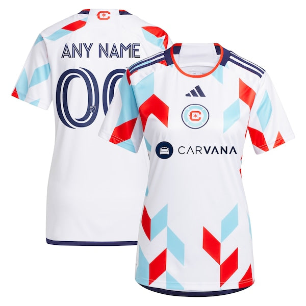 Chicago Fire adidas Women's 2024 A Kit For All Replica Custom Jersey – White