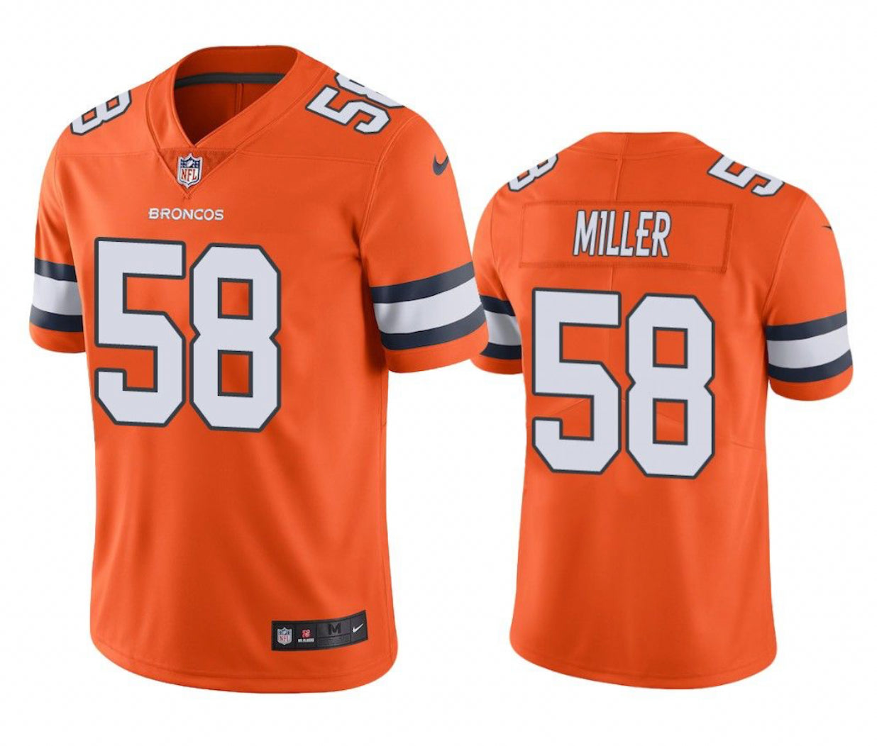 Von Miller Denver Broncos Nike Color Rush Limited Jersey - Orange