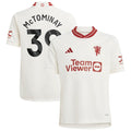 Scott McTominay Manchester United adidas Youth 2023/24 Third Replica Player Jersey - White
