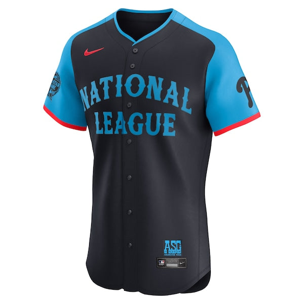 Bryce Harper National League Nike 2024 MLB All-Star Game Elite Player Jersey - Navy