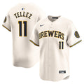 Rowdy Tellez Milwaukee Brewers Nike Home Limited Player Jersey - Cream