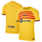 Barcelona Nike 2022/23 Fourth Vapor Match Authentic Jersey - Yellow