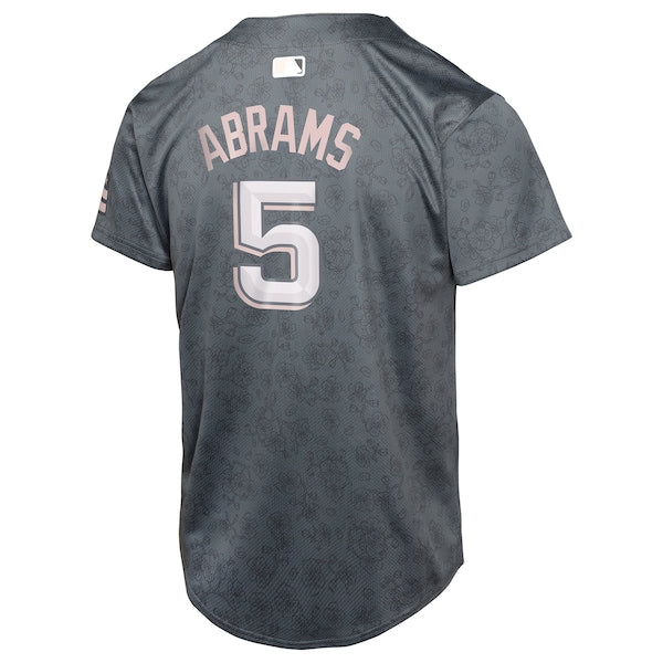 C.J. Abrams Washington Nationals Nike Youth City Connect Limited Player Jersey - Charcoal