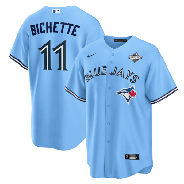 Bo Bichette Toronto Blue Jays Nike 2025 World Series Alternate Replica Jersey - Powder Blue
