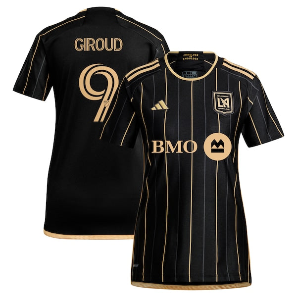 Olivier Giroud LAFC adidas Women's 2024 Primary Replica Player Jersey - Black