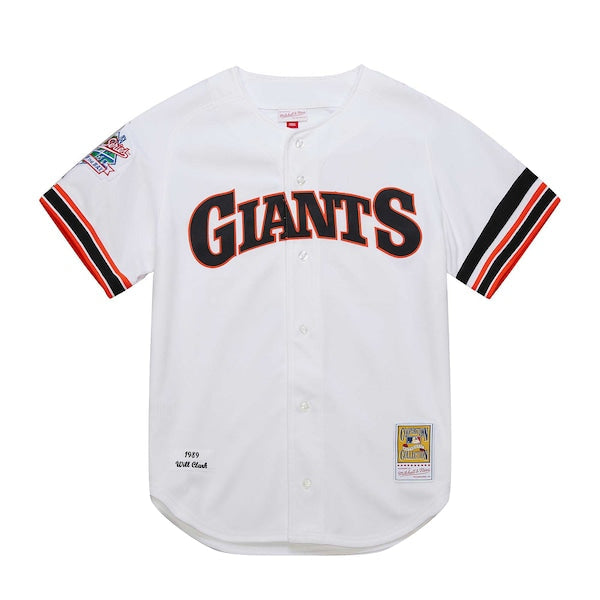Will Clark San Francisco Giants Cooperstown Collection 1989 Authentic Jersey - White