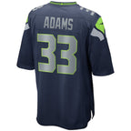 Jamal Adams Seattle Seahawks Nike Game Player Jersey - College Navy/Neon Green