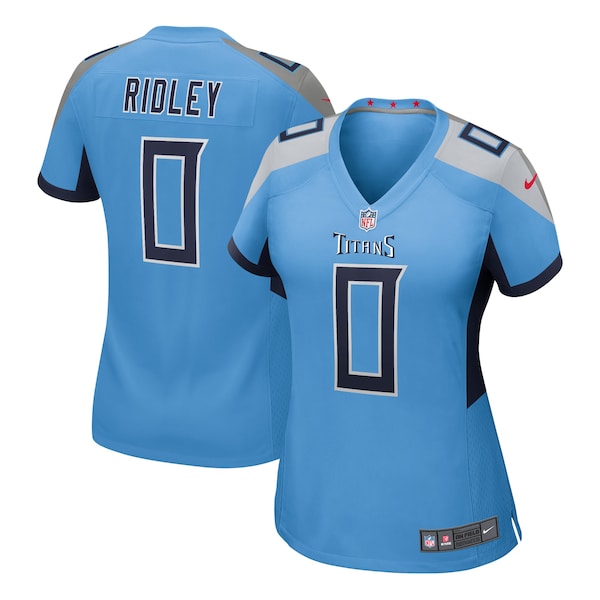 Calvin Ridley Tennessee Titans Nike Women's Team Game Jersey -  Light Blue/Navy