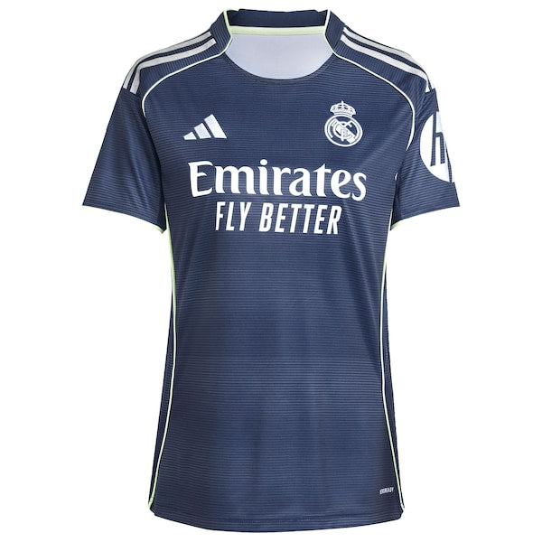 Jude Bellingham Los Merengues adidas Women's 2025/26 Away Replica Player Jersey - Blue/White
