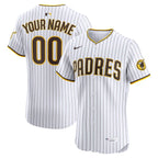 San Diego Padres Nike Home Elite Custom Jersey - White