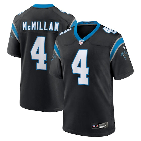 Tetairoa McMillan Carolina Panthers Nike Youth Game Jersey - Black