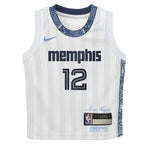 Ja Morant Memphis Grizzlies Nike Preschool 2025/26 City Edition Swingman Jersey - White