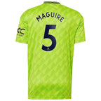 Harry Maguire Manchester United adidas 2022/23 Third Replica Player Jersey - Neon Green